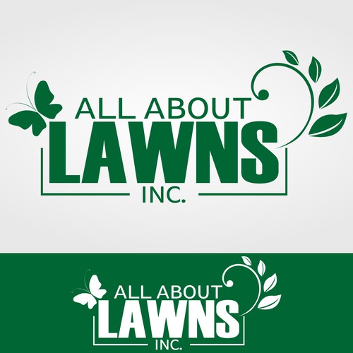 Create a logo that POPS for all about lawns inc. (fertilizer company ...