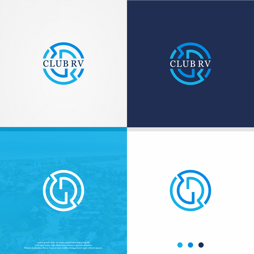 Simple & Beachy logo for CLUB RV Design by CQ Design™