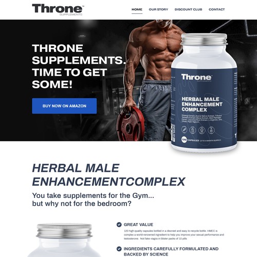 Supplement Website Design von Ananya Roy