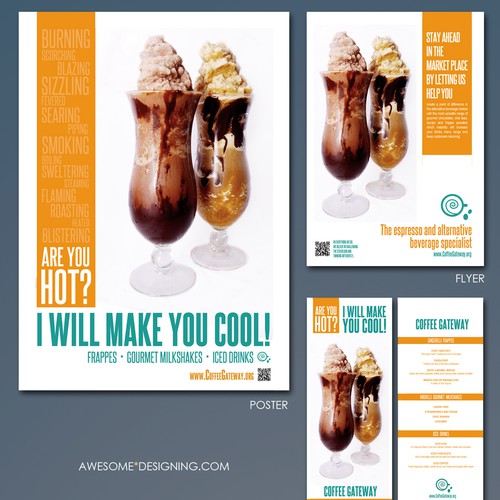 postcard or flyer for Doubleshot Concepts Réalisé par Awesome Designing