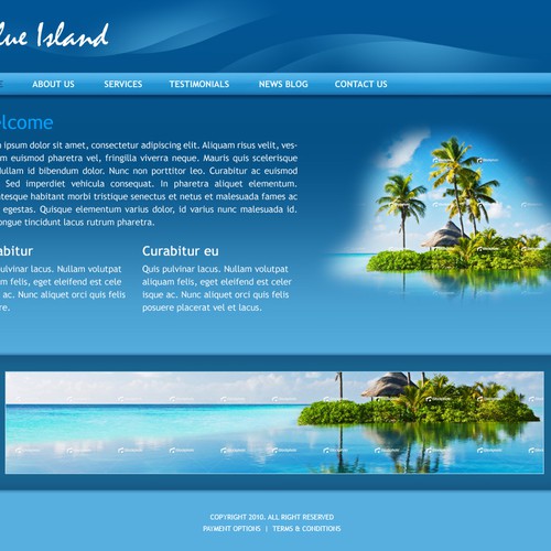 1-3 Page Website Template Design von NaluTC