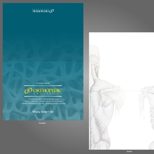 Orthopedic Thank You Card Design Diseño de Leo Sidharta