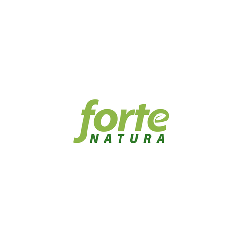 Forte Natura Logo that emphasizes on the word Forte (big) for natural health supplements Design by nicole.Ash