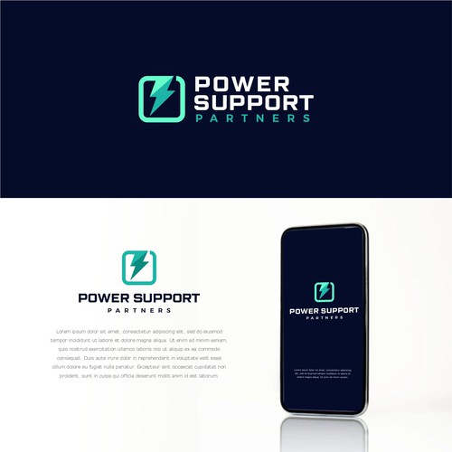 Home Generator Company Logo Design - Power Support Partners Design by GraphCulture⭐