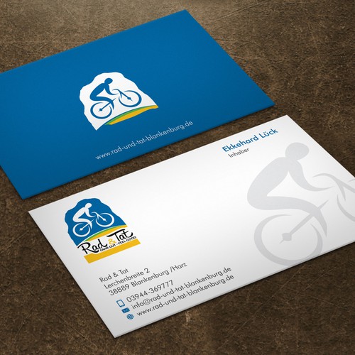 **modern Bike-store needs Business-Cards** Design by Xclusive16