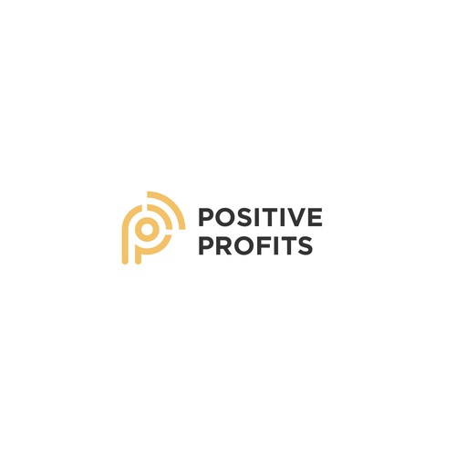 Positive Profits Logo Design by NUR (LoGo)