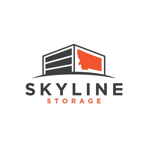 Eye Catching Logo for SKYLINE STORAGE Design by rrrdesign24