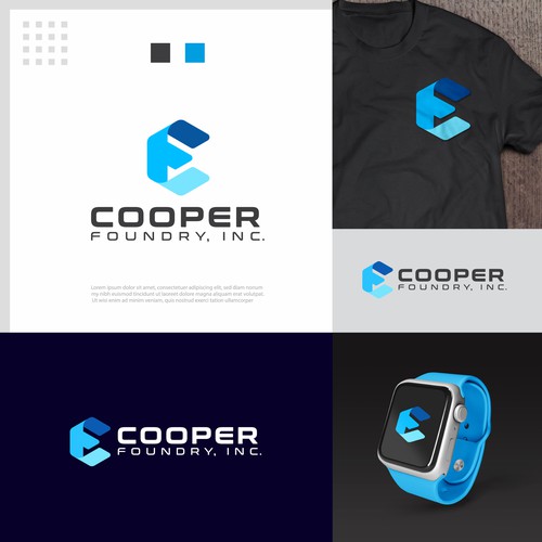 50 YEAR FOUNDRY LOGO|EMBLEM REDESIGN Design by rouf_art