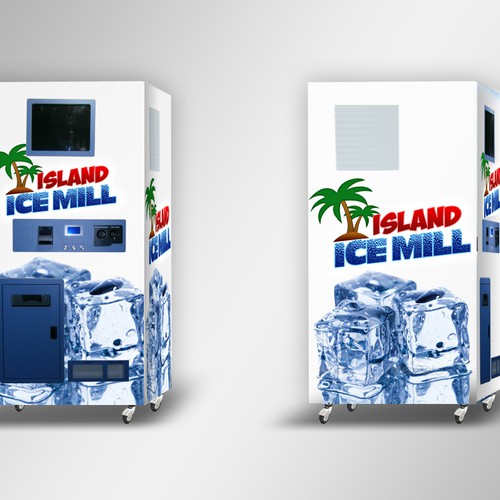 Create a vinyl wrap for a ice vending machine Design by Worker218