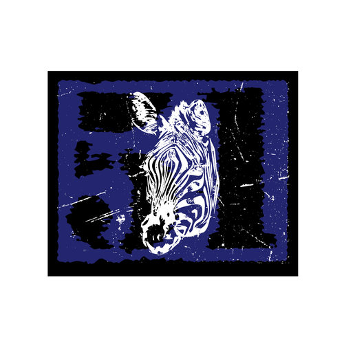 Edgy, Tough, Rugged, clothing Logo cleverly combining "Zebra" and "51" in a unique way. Diseño de Prografik