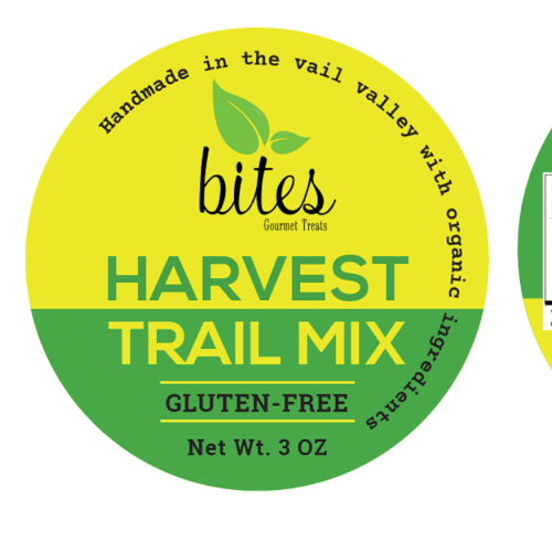 Design a Food Label for Harvest Trail Mix (logo and dieline files included) Design réalisé par 55rova