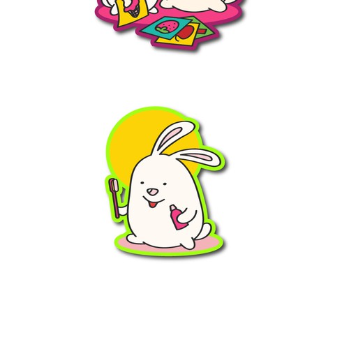 QPRさんのHabit Stickers for children and young parentsデザイン