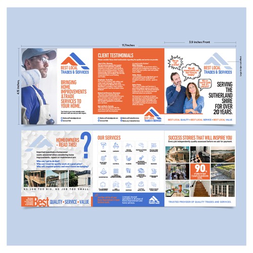 Design a Powerful New Flyer for Best Local Trades & Services Design by Muhammad Shahrooz