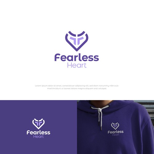 Fearless Heart Logo Contest Design by Half-Tone™