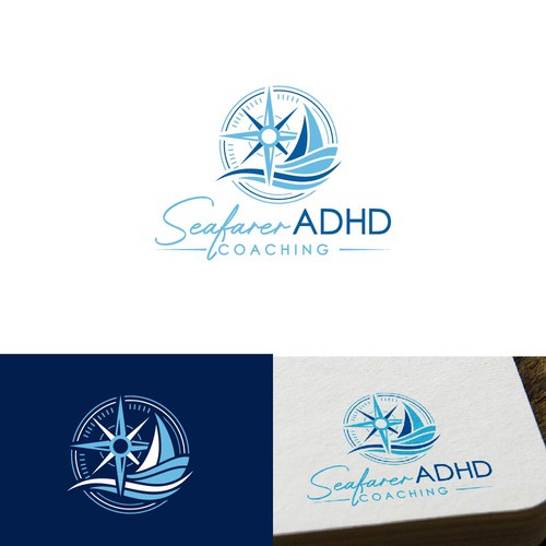 Abstract sailboat logo to evoke navigation and adventure Design by pixelamazers