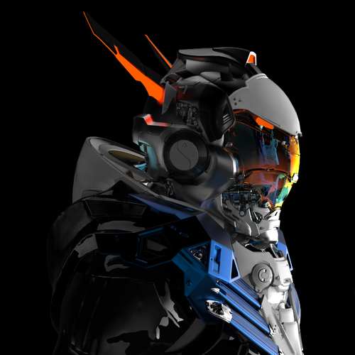 "3D Action Figure Character Design for Cybersecurity Brand" winning 3D