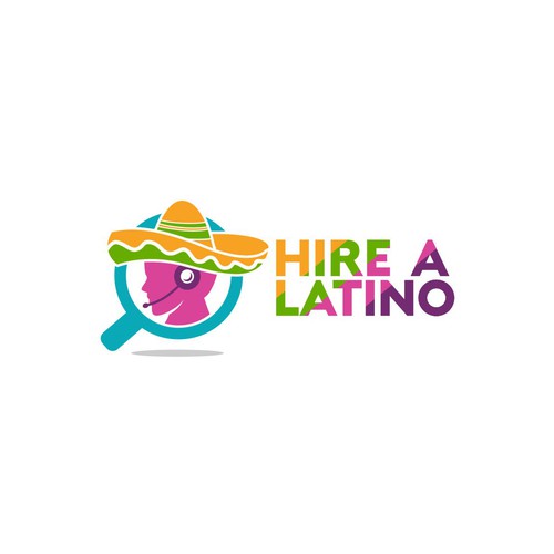 Powerful design for our software platform logo about hiring remote latino workers Design by Monkey_Zen