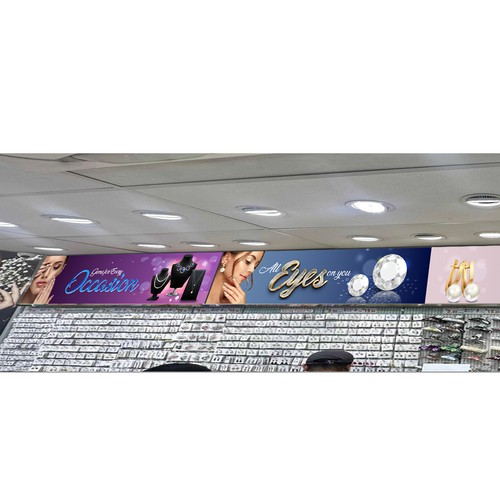 Design an exciting, vibrant Jewellery Banner! Design by imran hanif