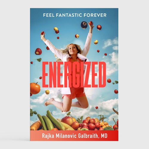 Design a New York Times Bestseller E-book and book cover for my book: Energized デザイン by Aysegul A.