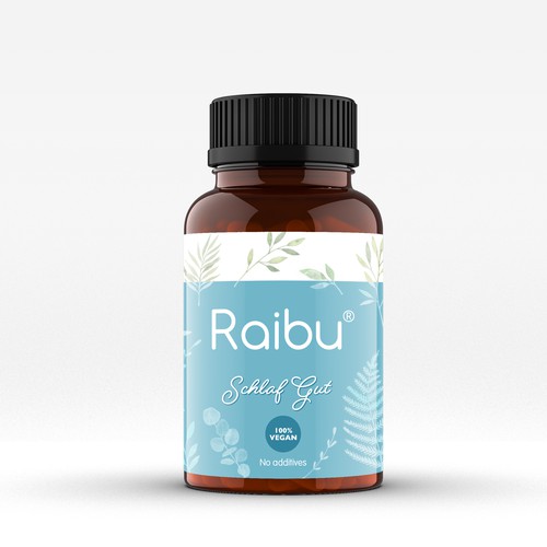 Create a Premium Supplement Jar Label for Natural Supplement Brand! Design by laudes