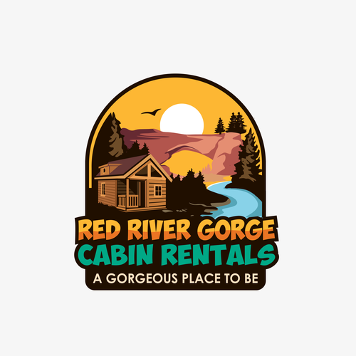 Super Cool Logo For Cabin Rental Company In Red River Gorge Logo