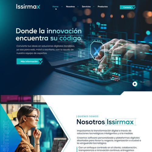 Web page design contest entry by pb⚡️