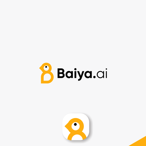 Modern logo for an AI-powered mobile app Design by wiana