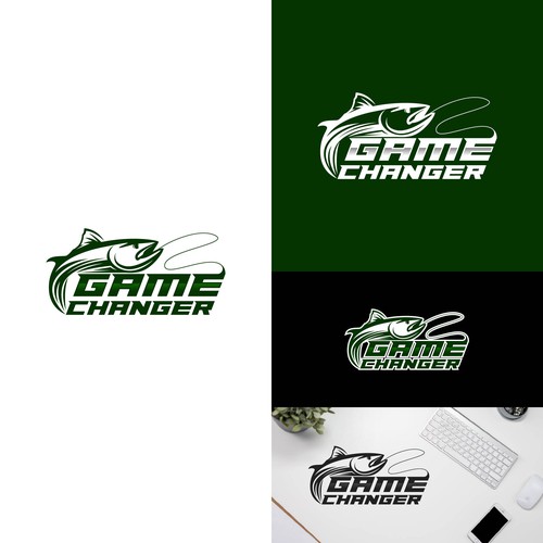 Fishing Guide service logo - "Game Changer" Design by MotionPixelll™