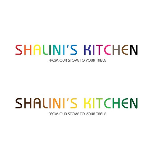 Design a fun sleek logo for a small food business. Diseño de Hena Dwibedy