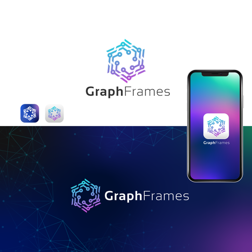 GraphFrames Logo - an open-source software project for big data networks Design by akashsaxena