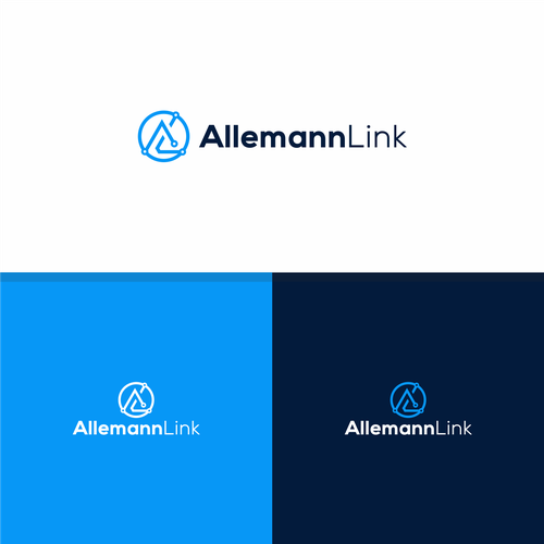 Software/Data analysis company logo embedding the letter A and L Design by colorworks™