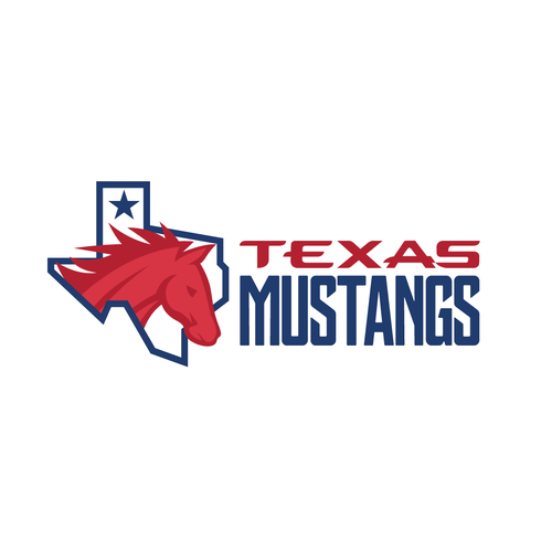 Diseño de Texas Mustangs de rulasic