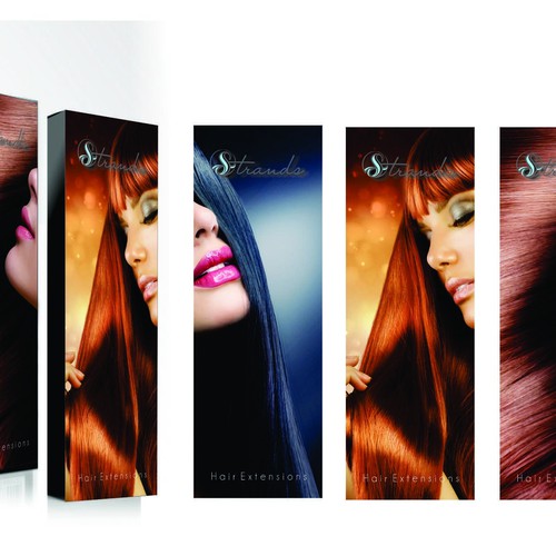 print or packaging design for Strand Hair Diseño de Lela Zukic