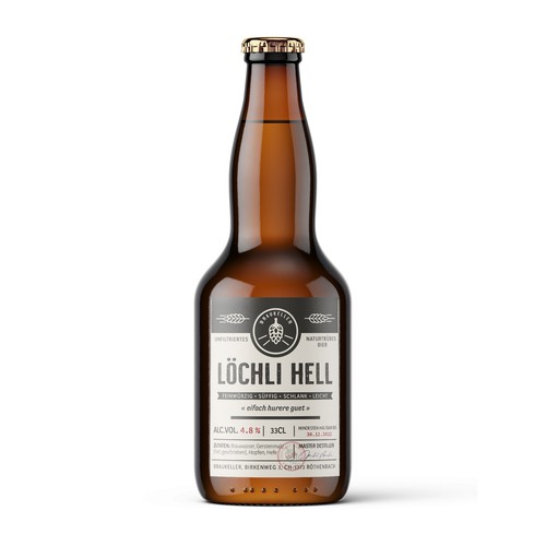 Microbrauerei: Bierflasche sucht Etikettendesign Design by Krasi Miletieva