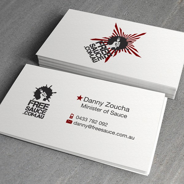 Business Cards for a Restaurant Revolution!