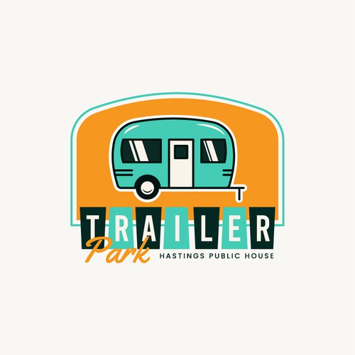 Retro Food Trailer logo needed😁 Design by Hanif18