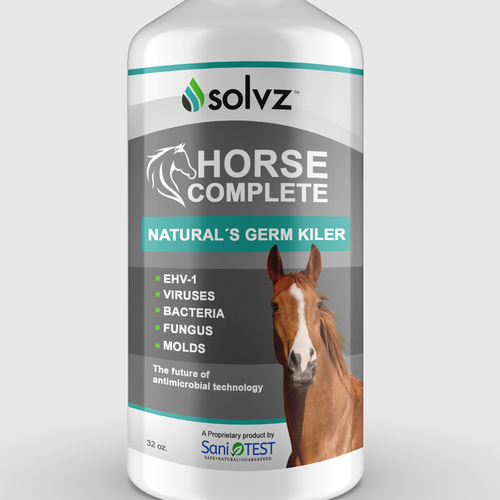 Product Label for Horse Complete Wound Care Réalisé par Melissa Solano