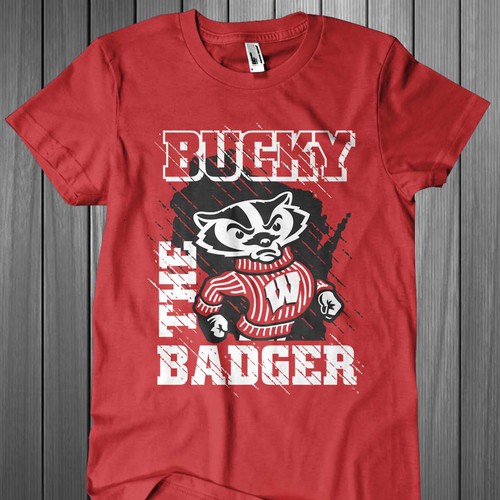 Wisconsin Badgers Tshirt Design Design von thebeliever