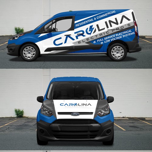 Van Wrap for Electrical Contractor Design by Duha™