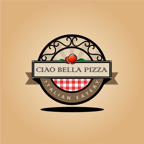 Ciao Bella Pizza Logo Design by fer