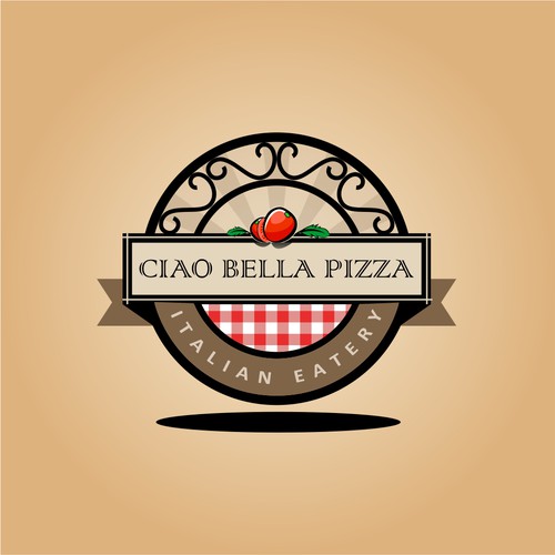 Ciao Bella Pizza Logo Design by fer