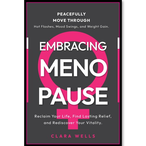 I need a book cover that connects with women about menopause Design by Creative_Crafter