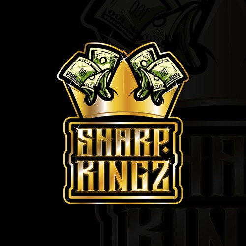 Sports betting community logo with a kings crown incorporated into the design Design by marcuz030