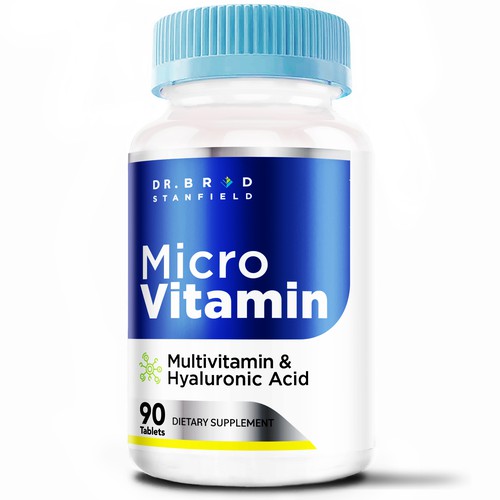 We Need a Vibrant and Scientifically-Inspired Label Design for MicroVitamin Design by agooshe