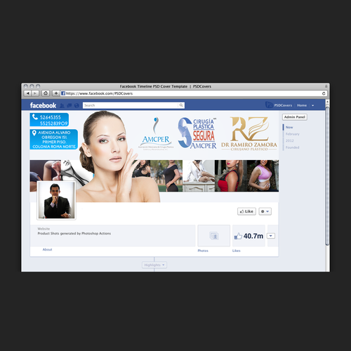 Facebook cover contest entry by Sarah Design