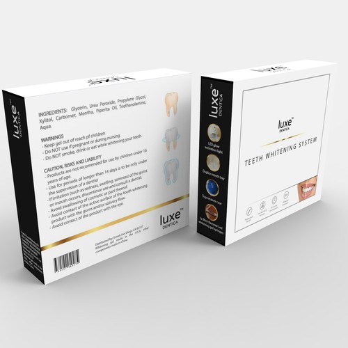Teeth whitening packaging Design by MZ.Studio