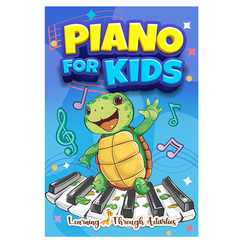 Piano For Kids Book Cover Design by Mehmet Tan