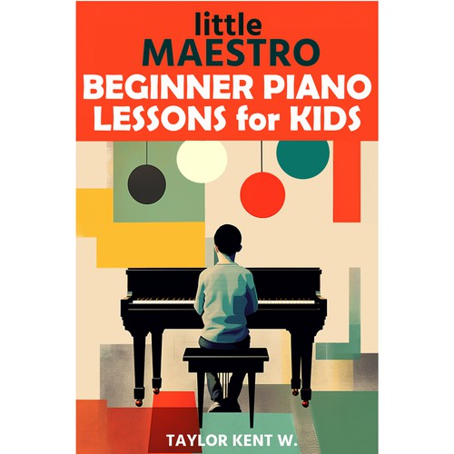 Design a Piano book cover to appeal to kids, parents and beginners Design by SusansArt