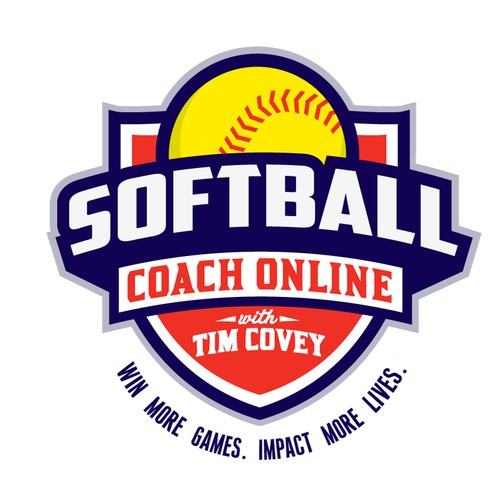 Softball Coach Online Logo. Creating a Logo for a brand that provides ...