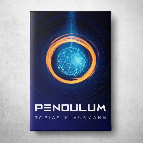 Book cover for SF novel "Pendulum" Design by Klassic Designs